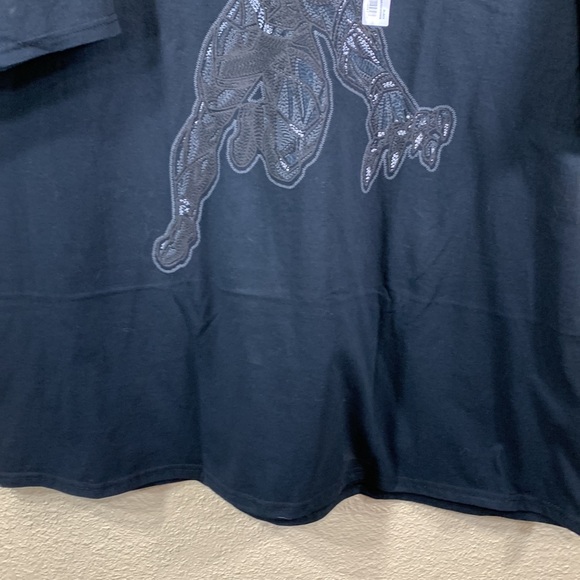 Marvel Avengers Black Panther Tee T-Shirt NWT 3XL Pullover Stretchy Short Sleeve - Picture 2 of 11
